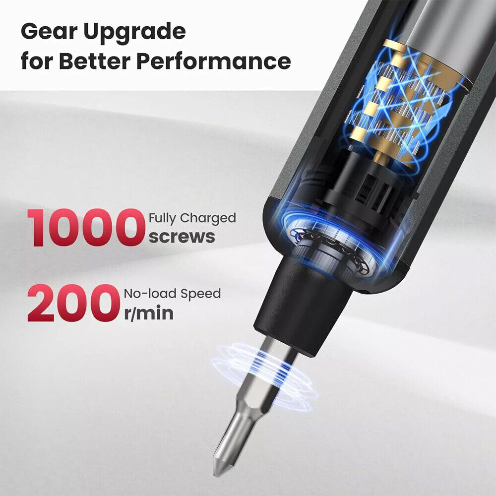 Cordless Screwdriver Set 70-in-1 Mini Electric Screwdriver for Precision Work