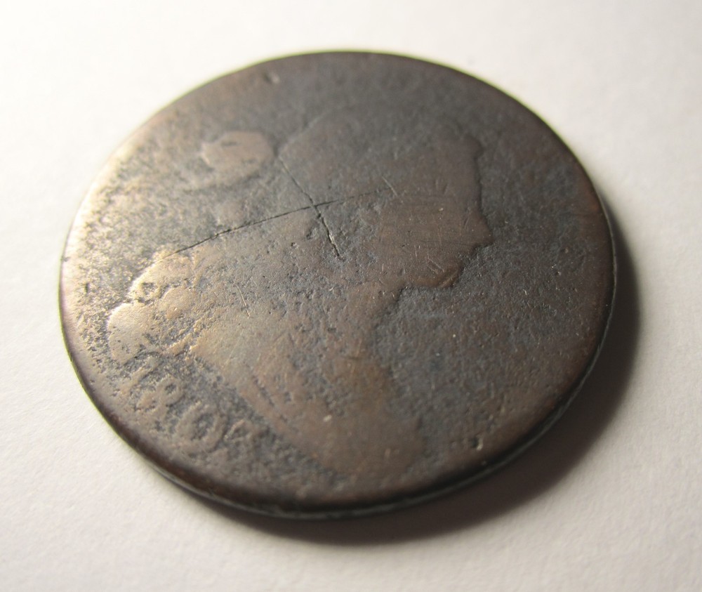 1803 Draped Bust Large Cent. Only 3,131,691 Minted Rare