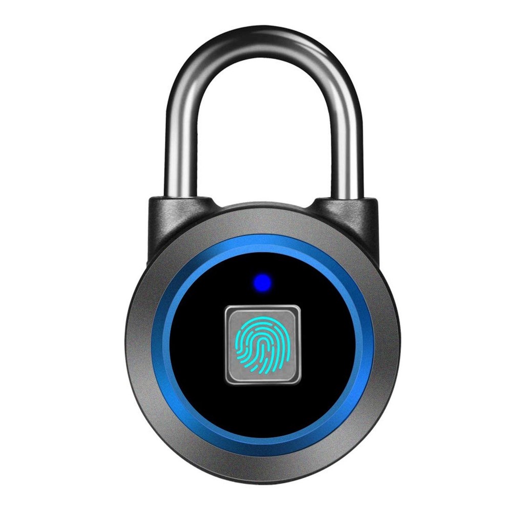 Fingerprint Padlock, Bluetooth Lock, Mobile APP, MEGAFEIS Smart Padlock with ...