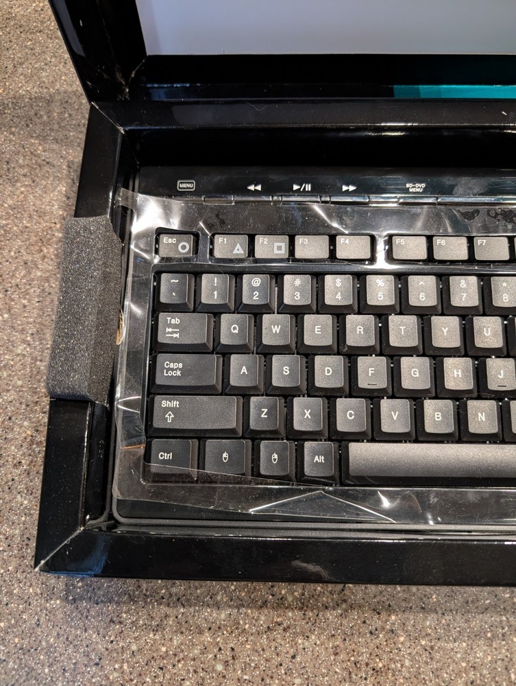 Logitech Cordless MediaBoard Pro for Playstation 3 PS3~Open Box Bluetooth