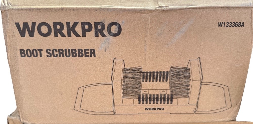WORKPRO Boot Scrubber Heavy Duty Boot Cleaning Scraper Brush Shoe Mud Cleaner US