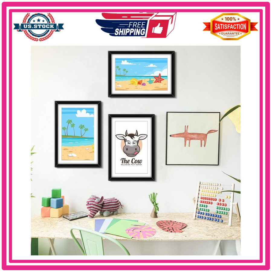Geetery 16 Pack Comic Book Frames UV Protection Wall or Tabletop Display