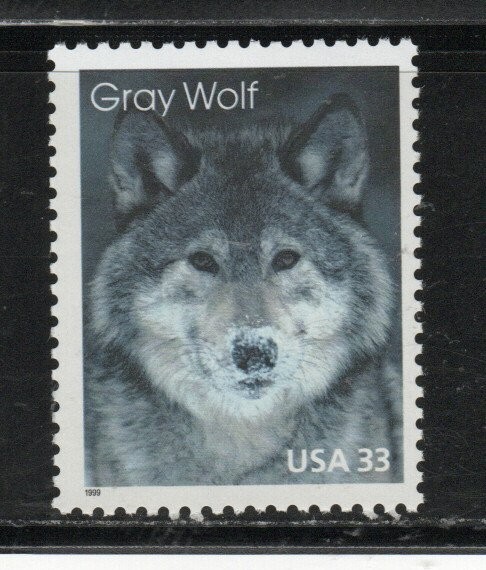 3292 * GRAY WOLF *   U.S. Postage Stamp MNH