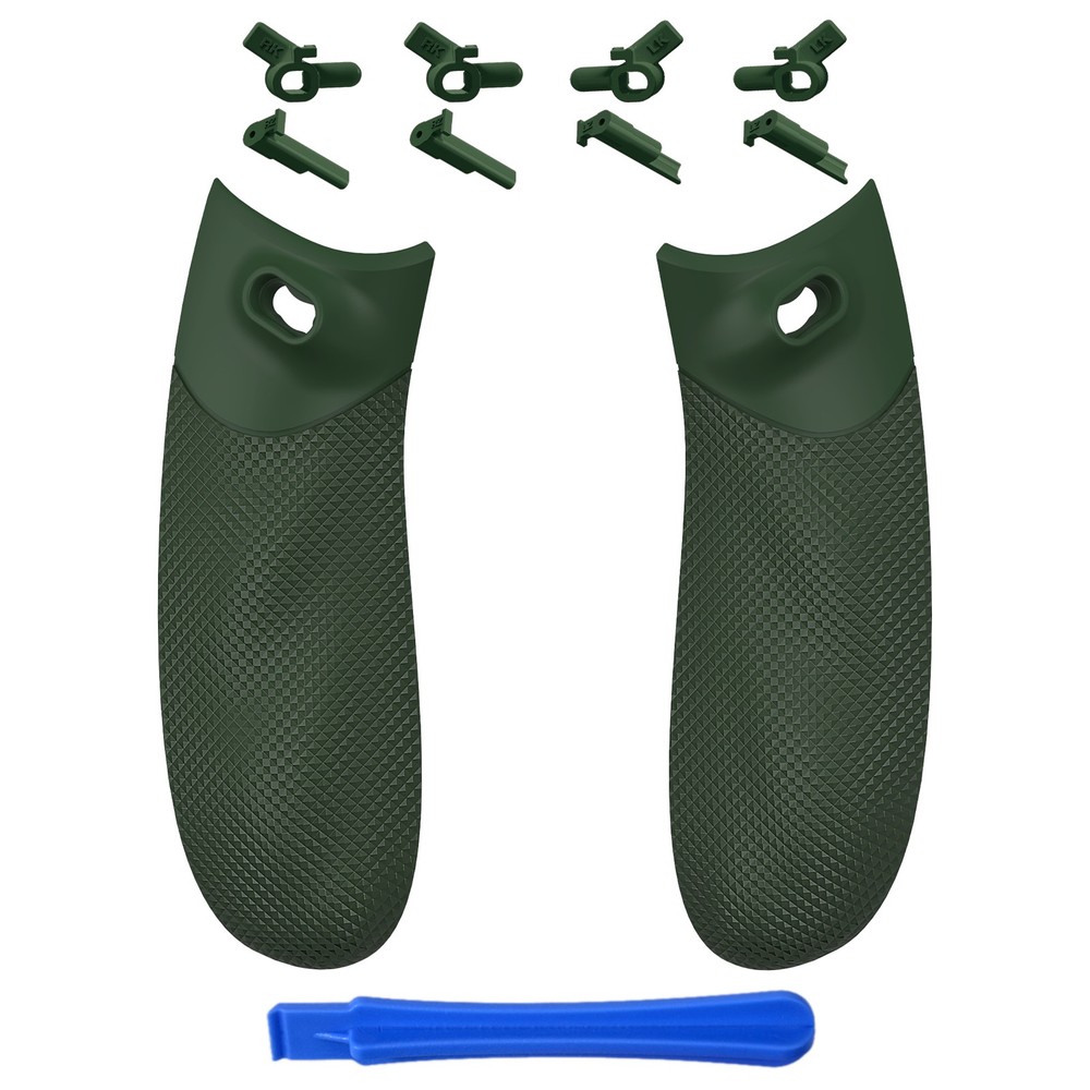 Flexor Rubberized Side Rails Grips Trigger Kit For Xbox Series X/S Controller