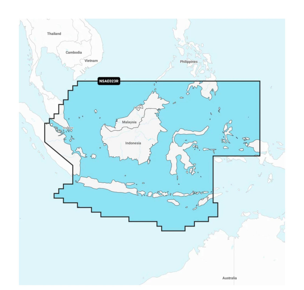 Garmin Navionics Plus Java and Borneo microSD Card 010-C1221-20