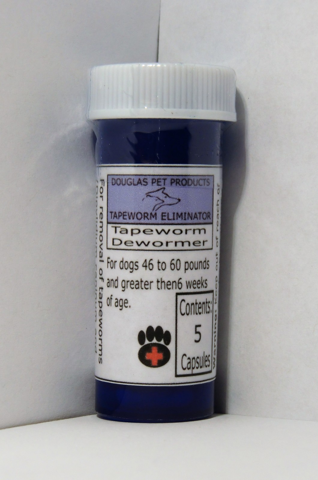 Expert Care- Tapeworm Killer 4 Dogs & Puppies 46 to 60lbs - ONE DOSE will do it!