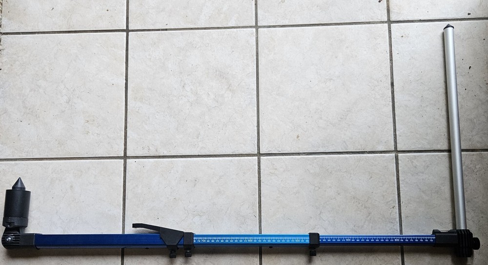 SHORT MONOCROSS TELESCOPING ONE MAN TRAM-LENGTH-WIDTH-CROSS-COMPARE HEIGHT