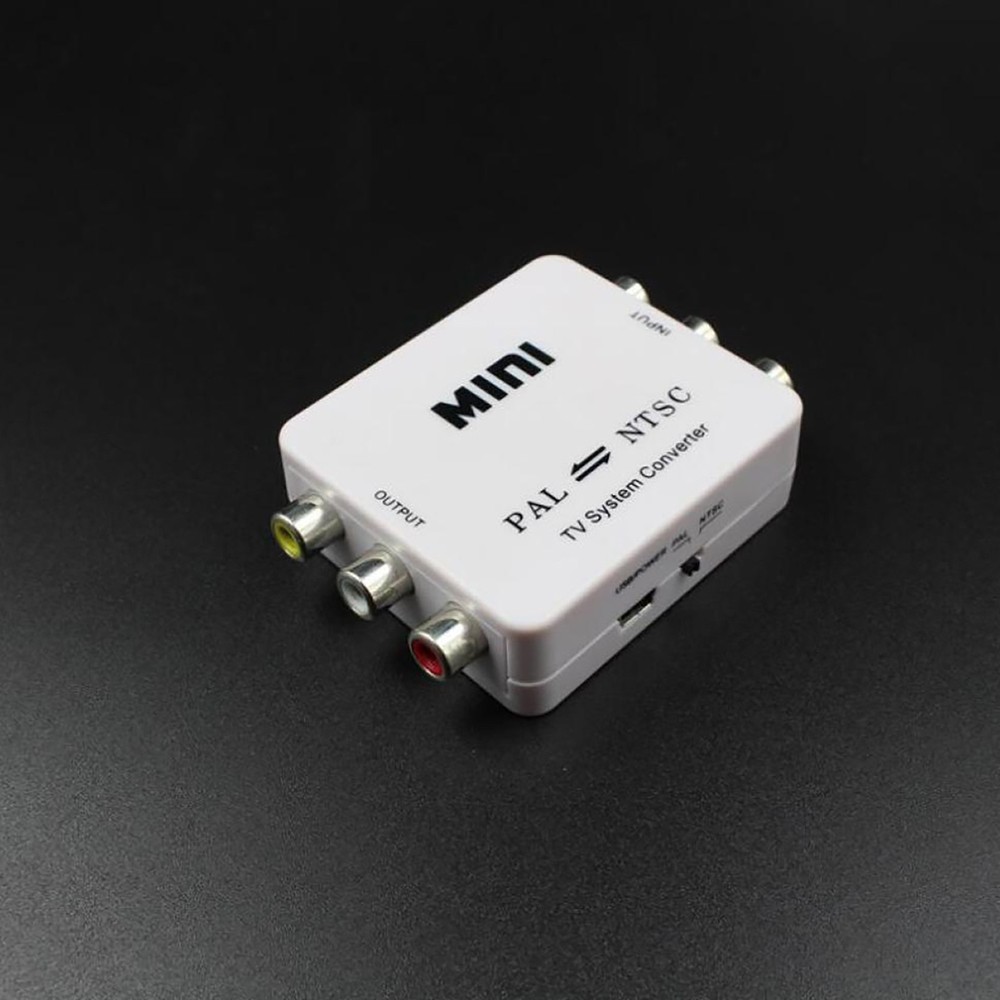 Bi-Directional Video Composite USB Powered PAL NTSC Mini Converter Adapter