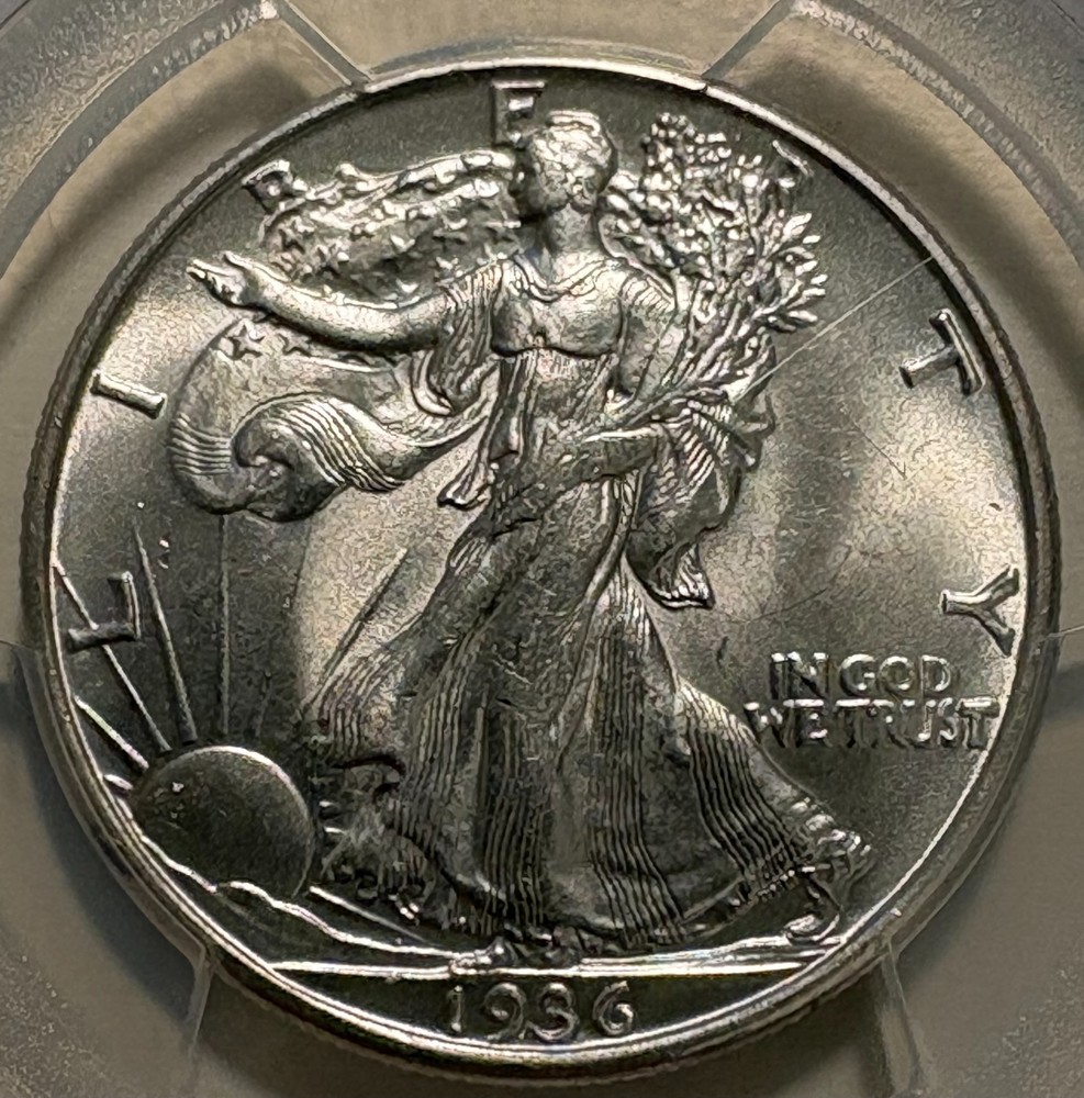 1936-D Walking Liberty Half Dollar PCGS MS-63