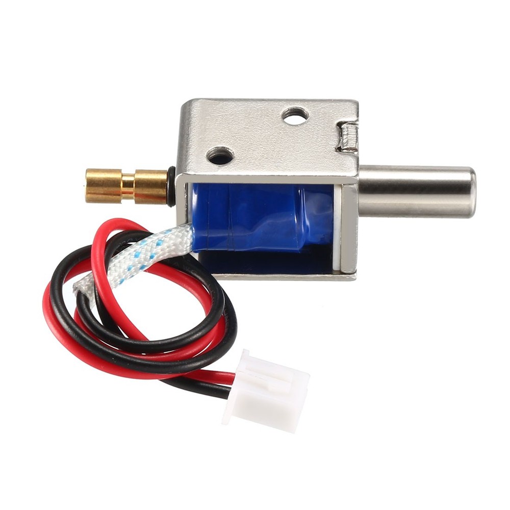 DC 12V 0.43A 4mm Mini Electromagnetic Solenoid Lock Push Pull Type for Door Lock