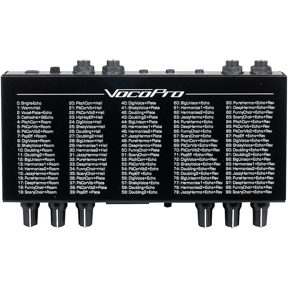 VocoPro SingTools-Plus Vocal Effects Mixer Black LN
