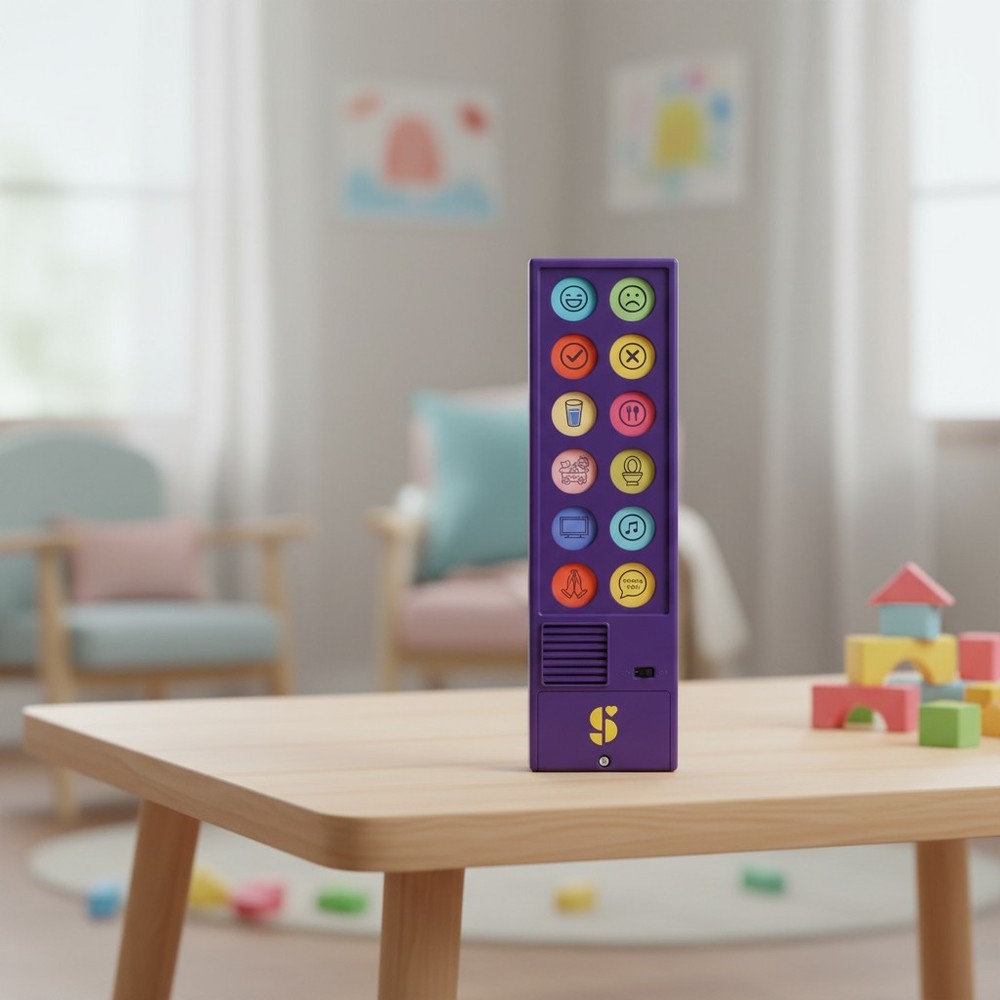 AAC Communication Device Speech Therapy Talker Buddy for Non Verbal Kids Adults