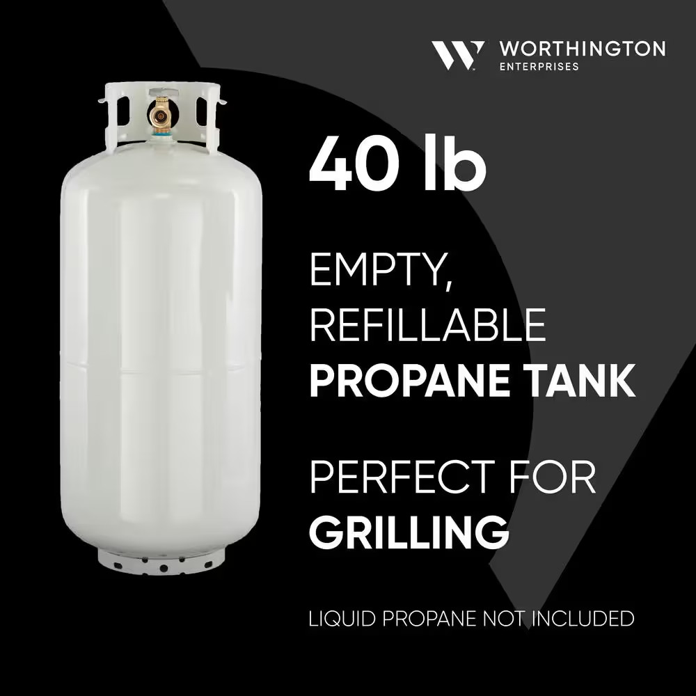 40 Lb. Empty Propane Tank