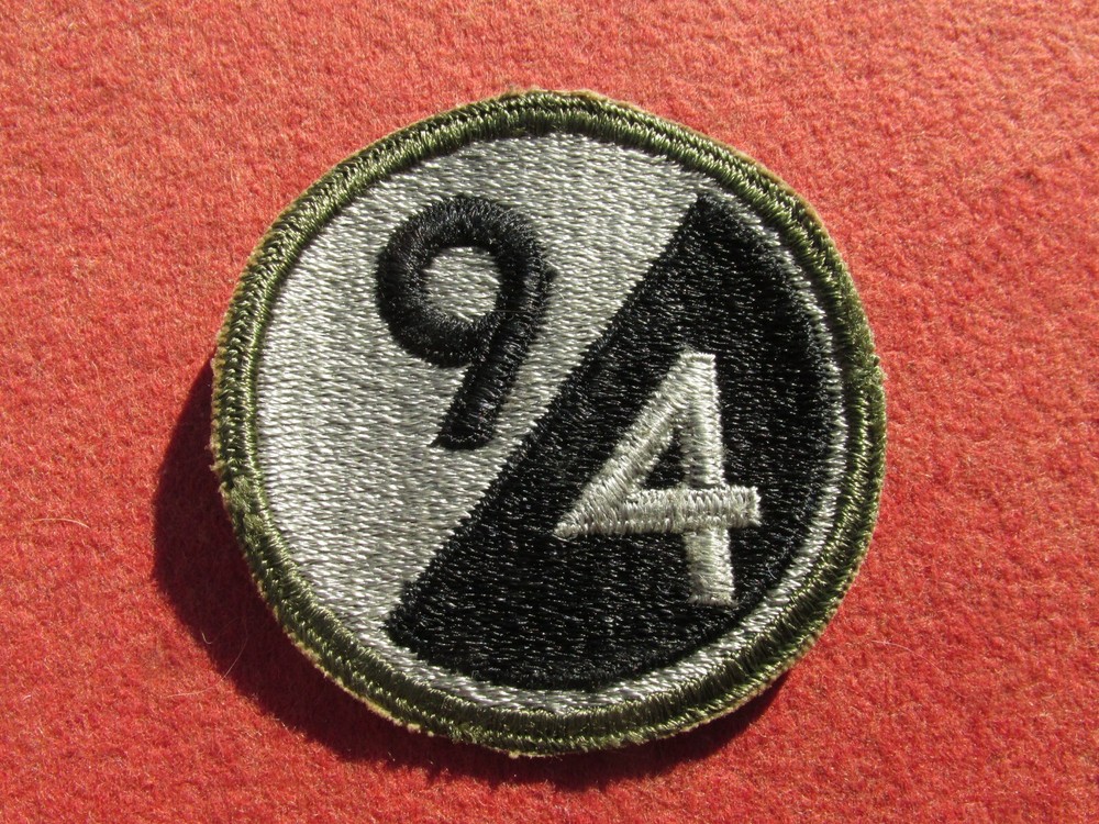 WW 2 US Army 94th Infantry Division Patch Insignia