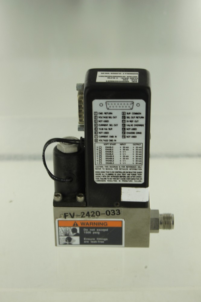 BROOKS INSTRUMENT 5850I MASS FLOW CONTROLLER 3SLPM