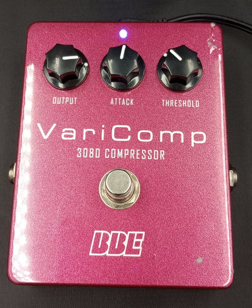 Guitar Effects Pedal BBE Sound VC3080 Vari Comp Compressor Analog Tested Works