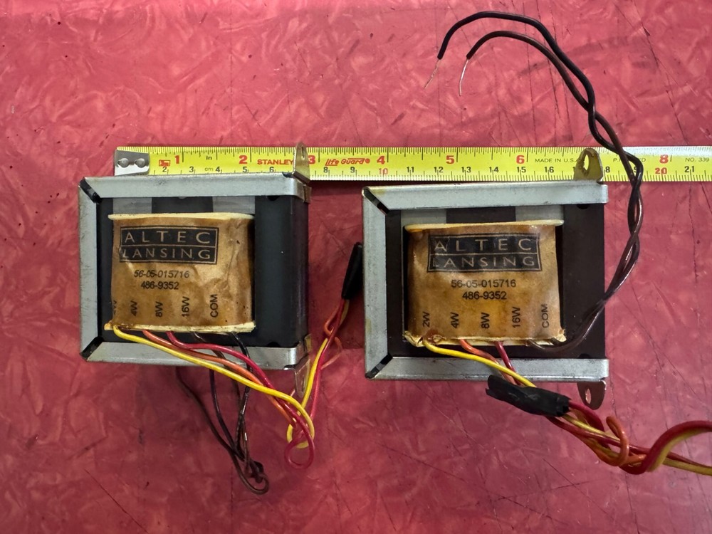 altec lansing transformer50-05-015716 pair
