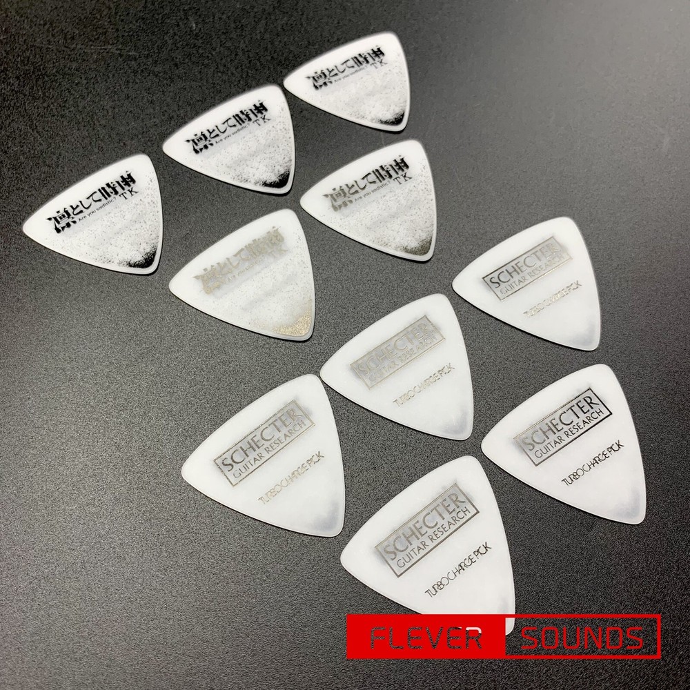 Schecter Guitar Pick SPA-TK10 WH Ling tosite sigure TK Model Medium 10 Piece Set