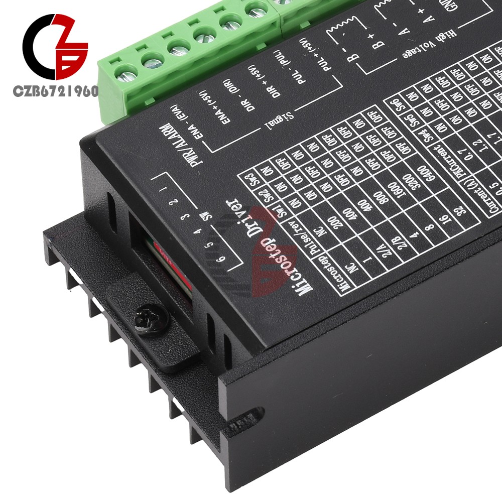TB6600 Upgraded Stepper Motor Driver Controller 42/57 Single-Axis 4.0A 9–42V DC