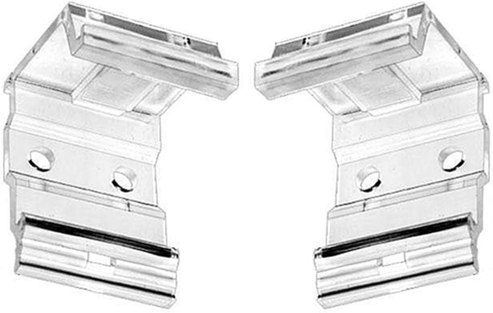 2pcs Clear Plastic Bracket Hidden Mounting Bracket Clips for Some 1" Vinyl or...