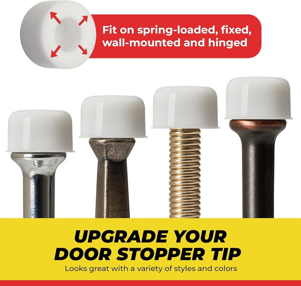 Rubber Hinge Door Stopper Cushion Replacement Ends