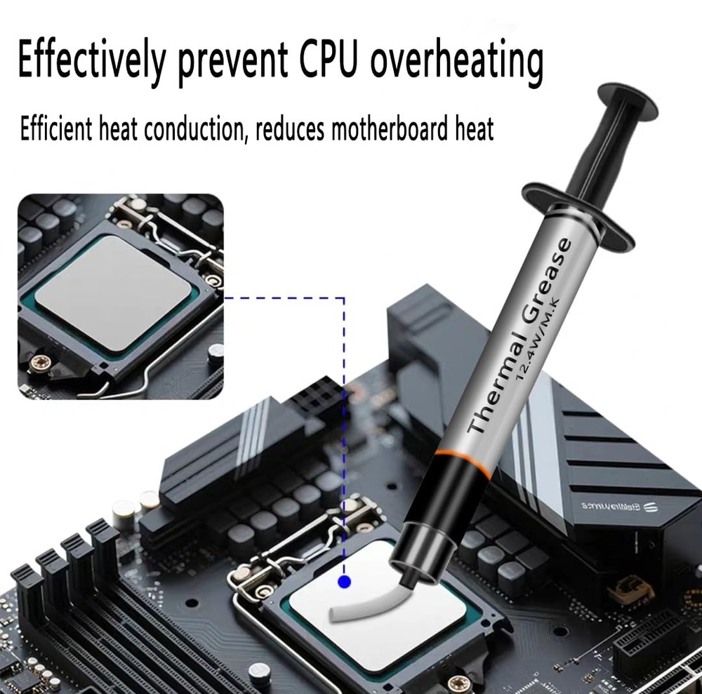 Silver Series Thermal Grease, High Performance Thermal Paste for Computer Man...