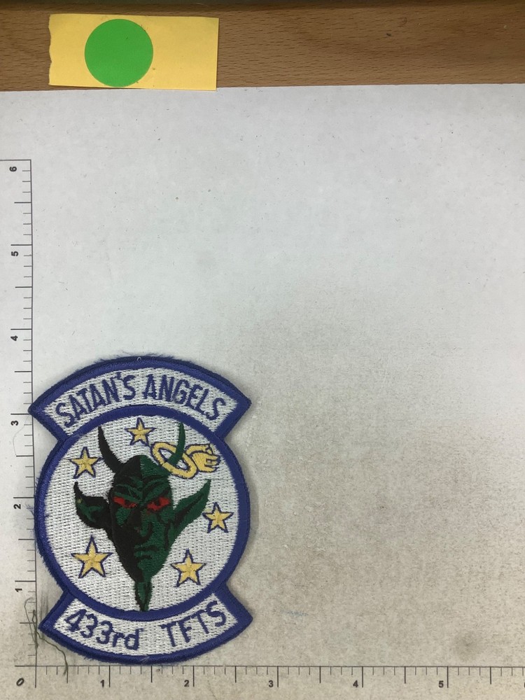 USAF 433rd TFT SATANS ANGELS SQUADRON PATCH