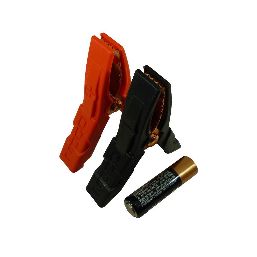 2pc NOCO Alligator Clips Black & Red High Quality