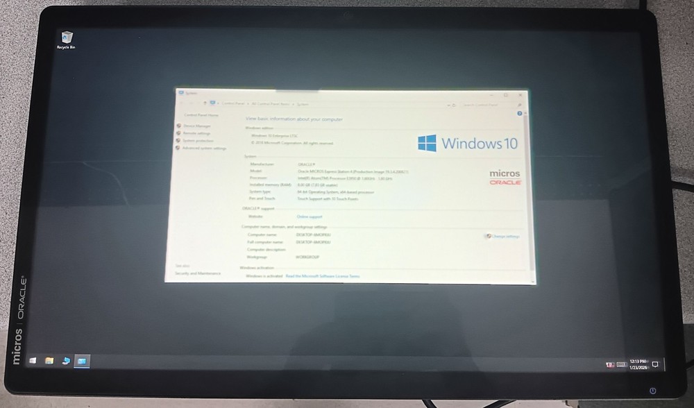 Oracle Micros Express Station 410