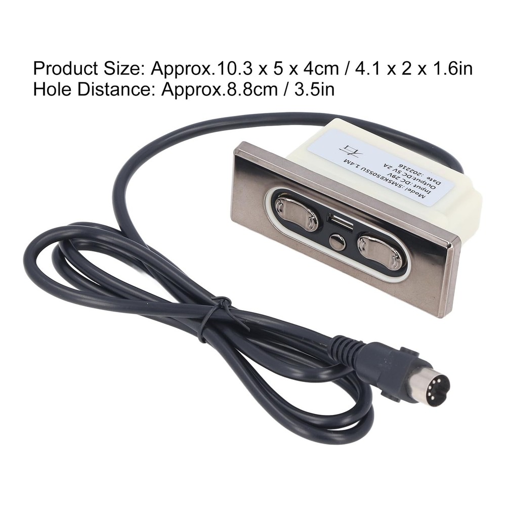 Sofa Controller 5 Button Power Recliner Switch 5 Pin Electric Sofa Remote wit...