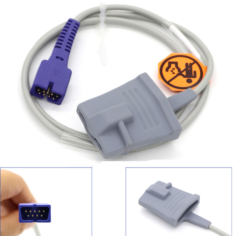 US Nellcor Oximax Adult Spo2 Sensor Split Pulse Oximeter Probe Soft-tip Probe