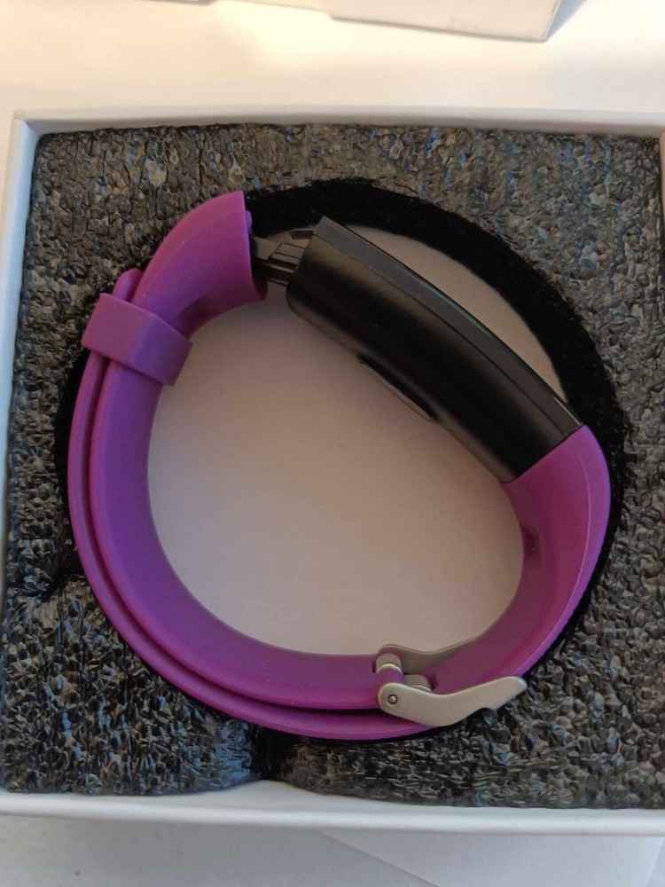 Fitness Tracker HR Model Y1 Activity Tracker Black- (Purple)