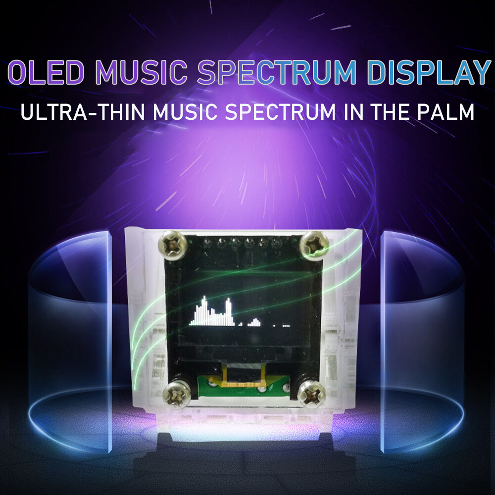 Stereo Music Spectrum Display Analyzer Amplifiers Audio Level Indicator VU Meter