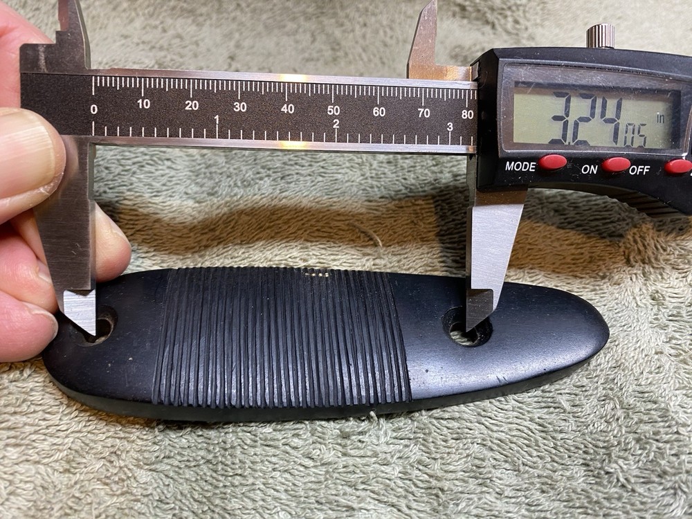 Original Vintage Savage Stevens Plastic/Polymer Butt Pad. Nice