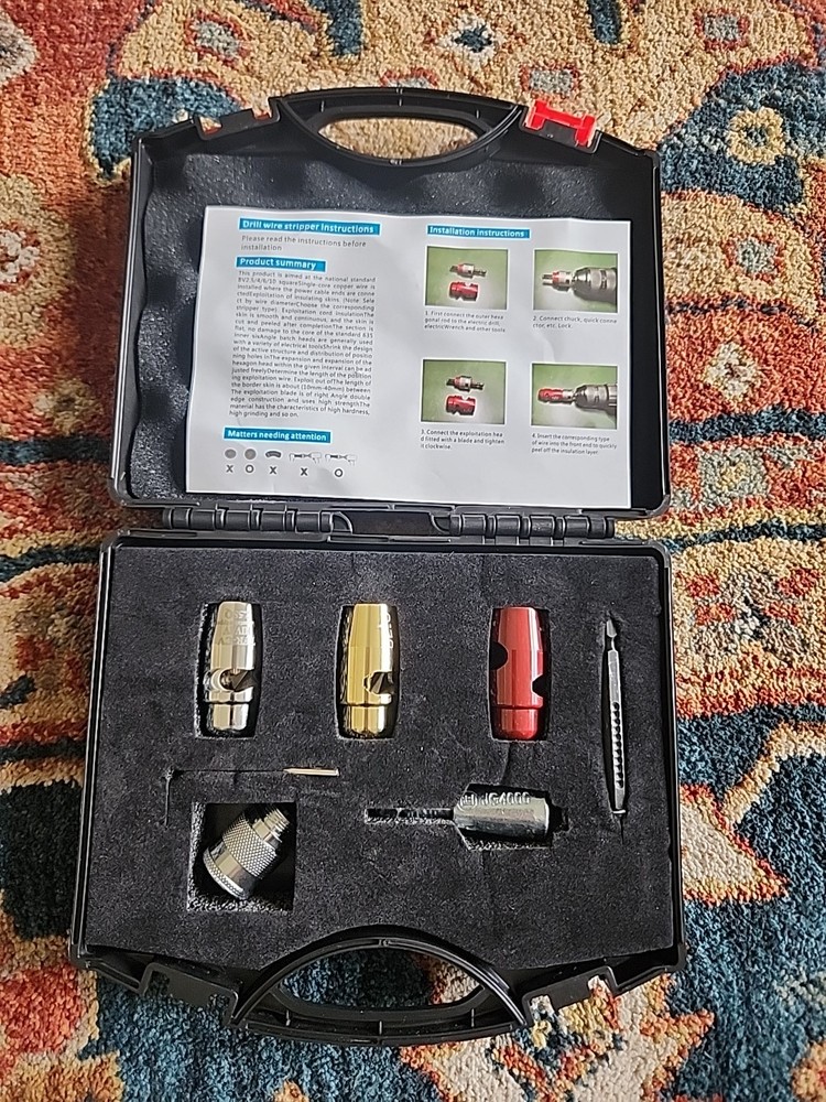 NEW Wire Stripper for Drill Wire Stripping and Cutting Tool Upgrade Electrical