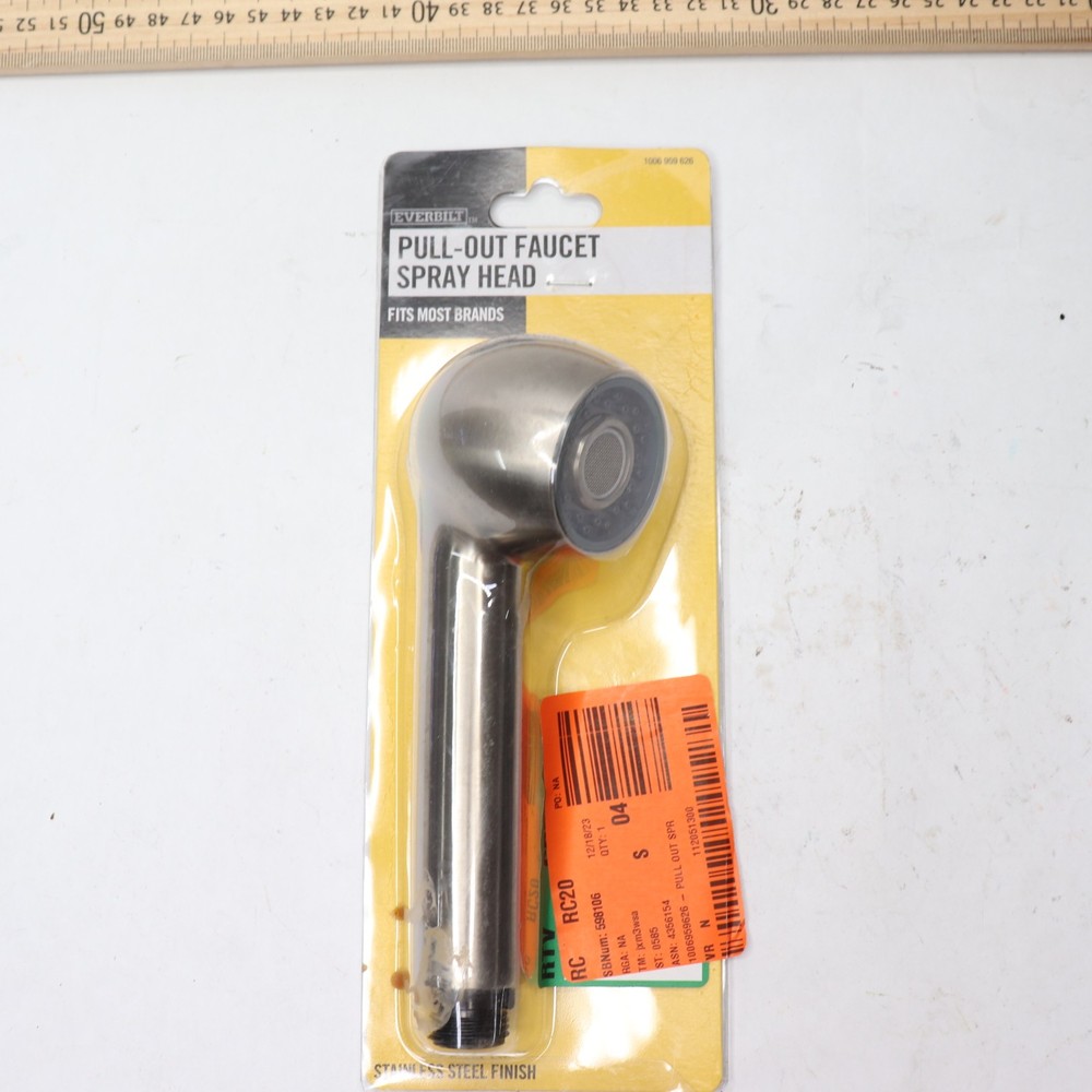 Everbilt Pull Out Sprayer Head in Brushed Nickel