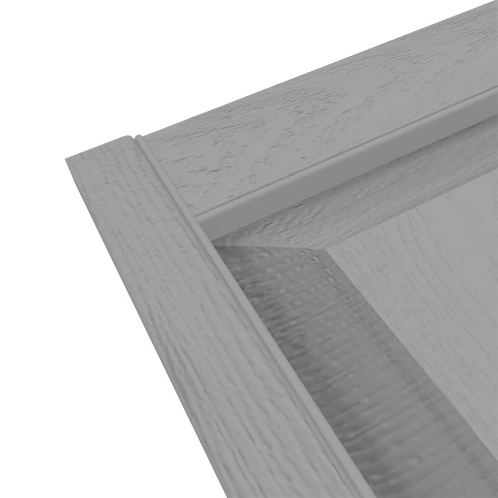 Ekena Millwork Lifetime Vinyl LP2S12X06700PG Standard Two Equal Panel Vinyls,...