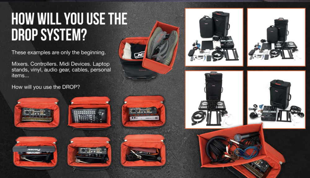 JetPack DJ Drop System Includes Drop Roller Bag + Snap Backpack