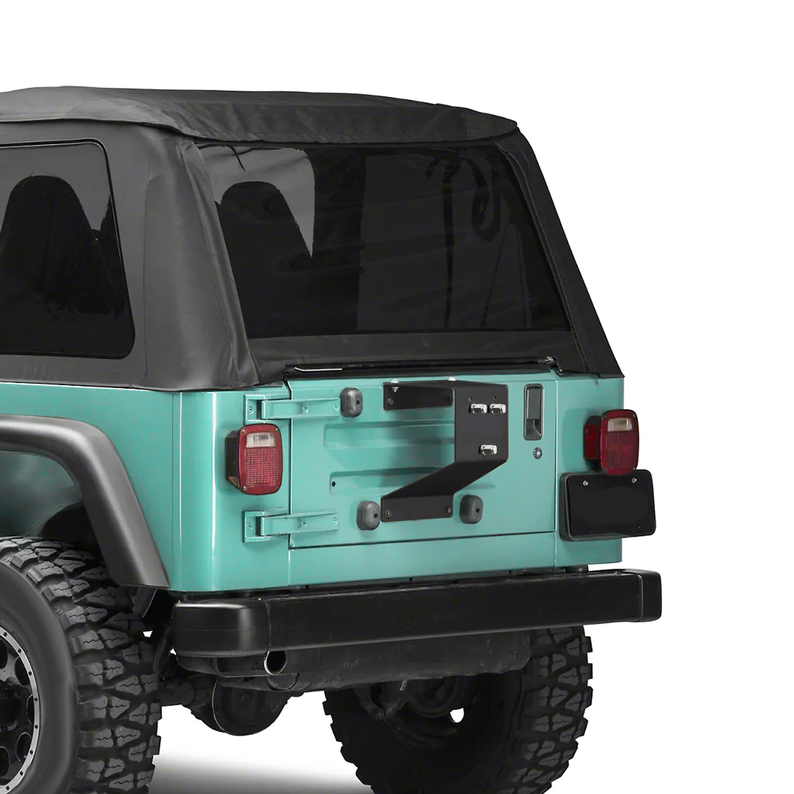 Tailgate Spare Tire Carrier Mount Replacement Fit Jeep Wrangler YJ TJ LJ 1987-06