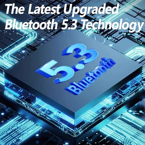 Bluetooth 5.3 FM Transmitter for Car, Bluetooth Car Adapter with Type-C Black