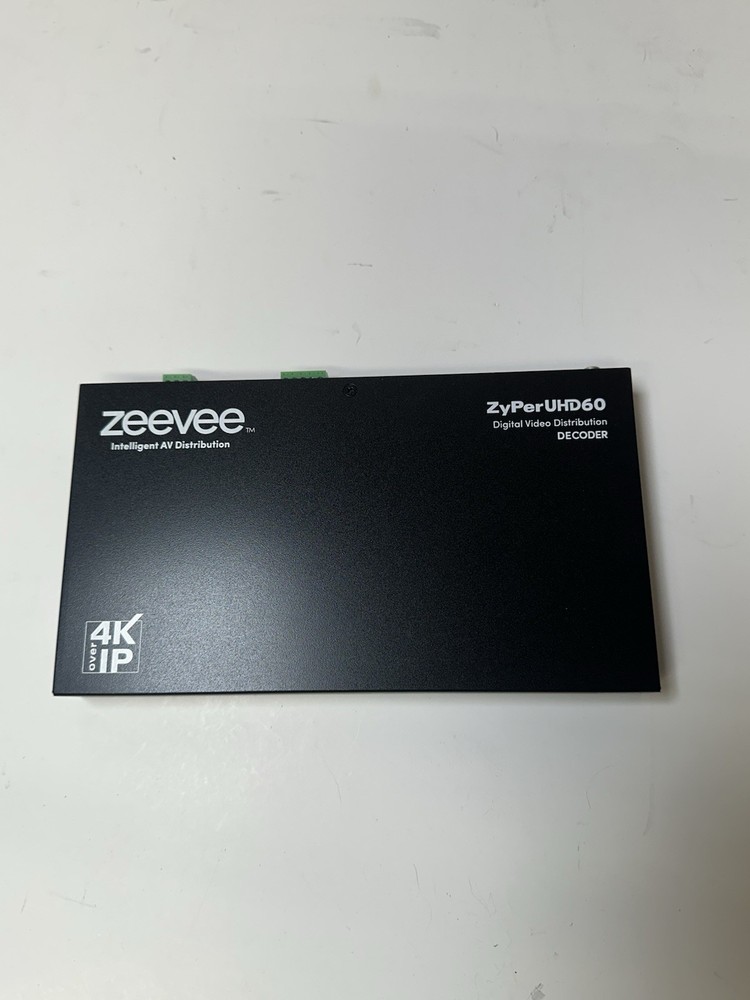 ZeeVee ZyPerUHD60 4K AV over IP Video Decoder (UNTESTED)
