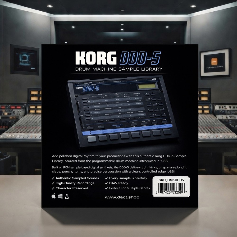 Korg DDD-5 Drum Machine Sample Library