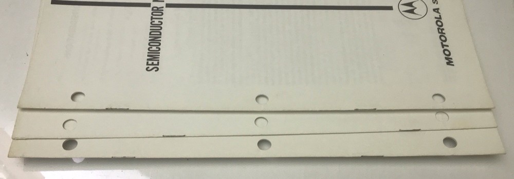 motorola semiconductor Application Notes Lot Of 3 / Vintage Engineering Docs