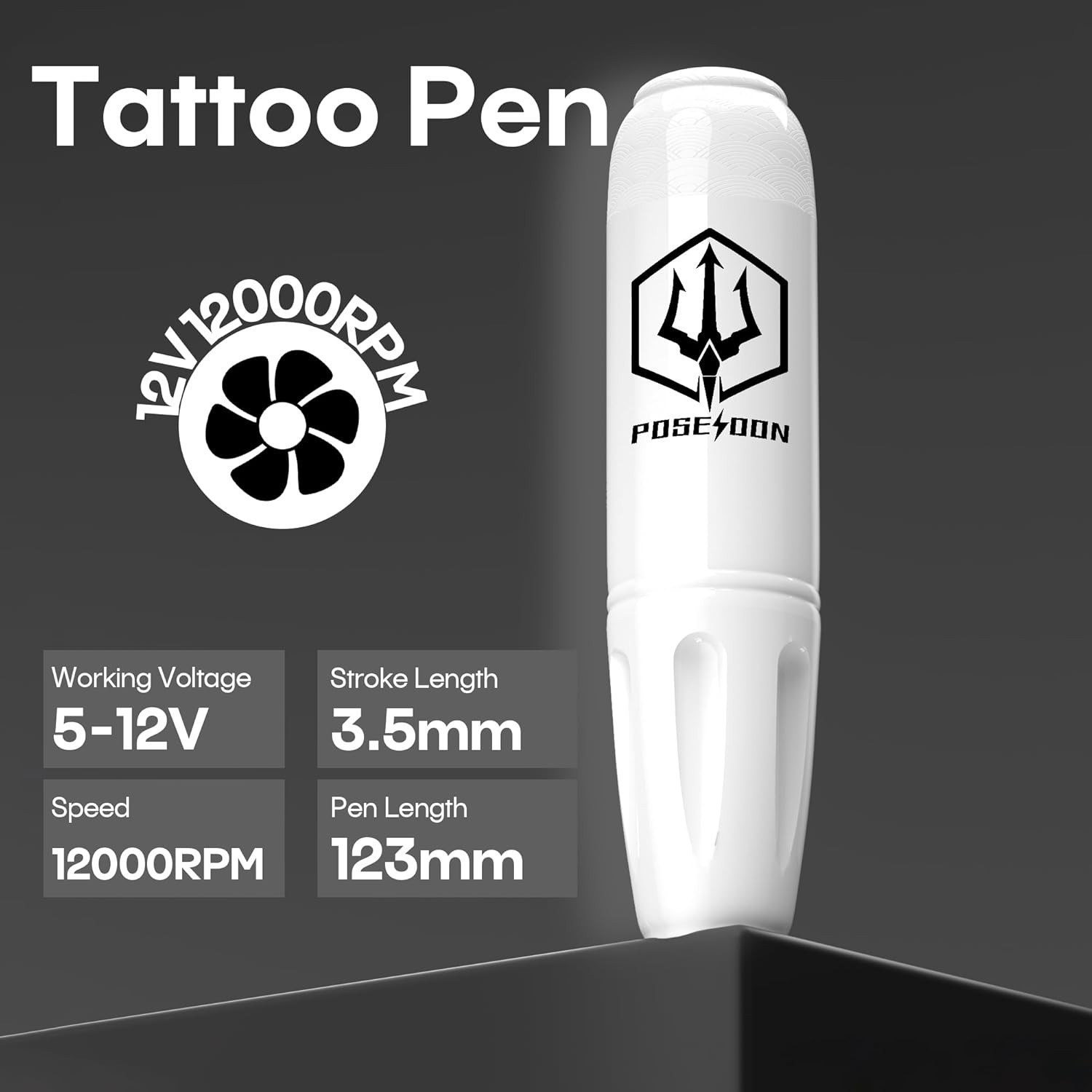 Wireless Rotary Tattoo Machine Kit with 20 Tattoo Cartridge Needles, Ink Set & 2