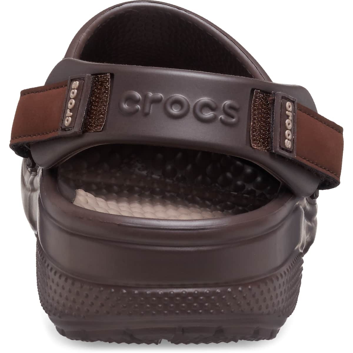 Crocs Men's Yukon Vista LR Clogs – LiteRide Foam, Adjustable Strap, Faux Leather