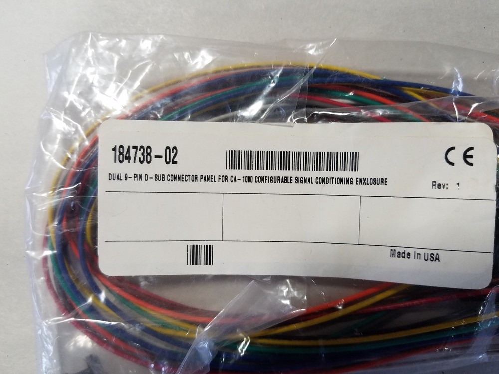 National Instruments Dual 9-PIN (Male), D-SUB Panel 184739-02