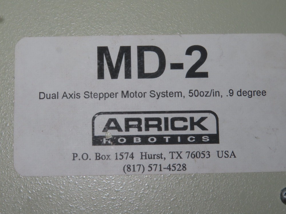 Arrick Robotics MD-2 Dual Axis Stepper Motor System