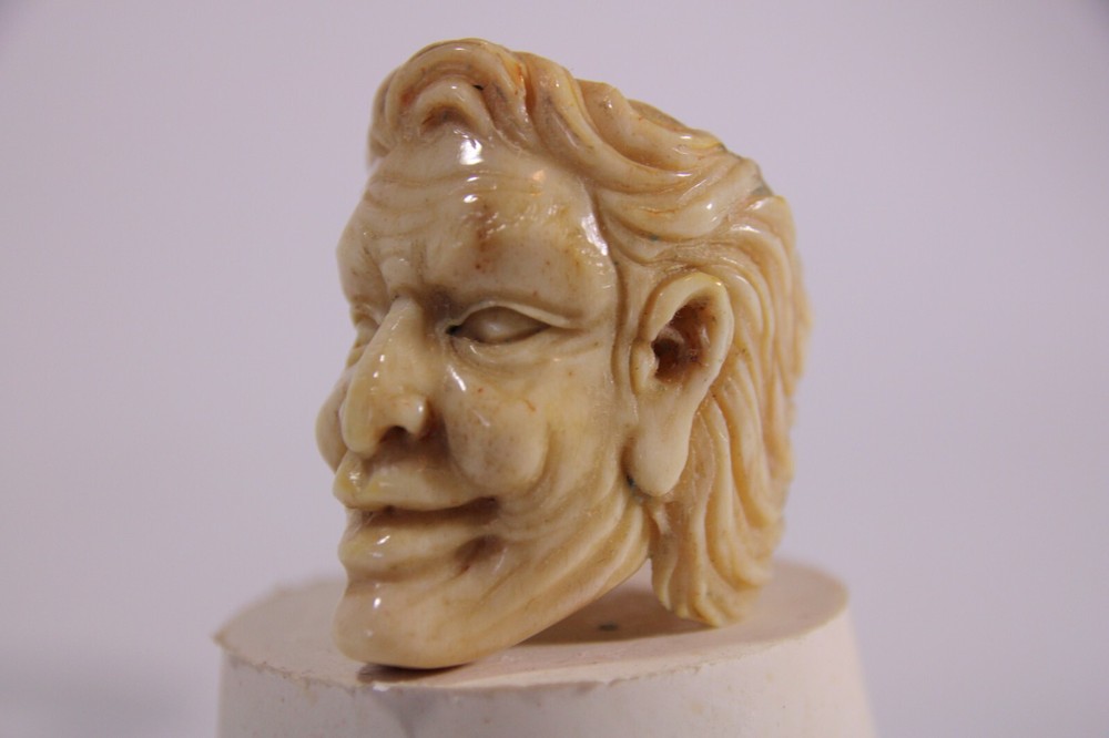 Handcrafted deer antler Jocker ring