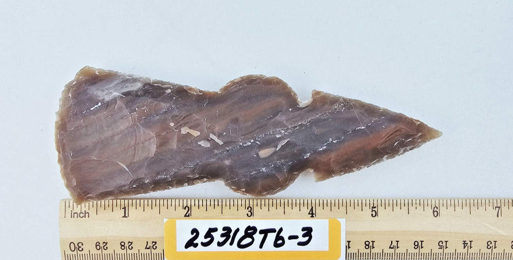 6" Stone Tomahawk Head - AX - Pow-Wow - Hand Knapped Agate