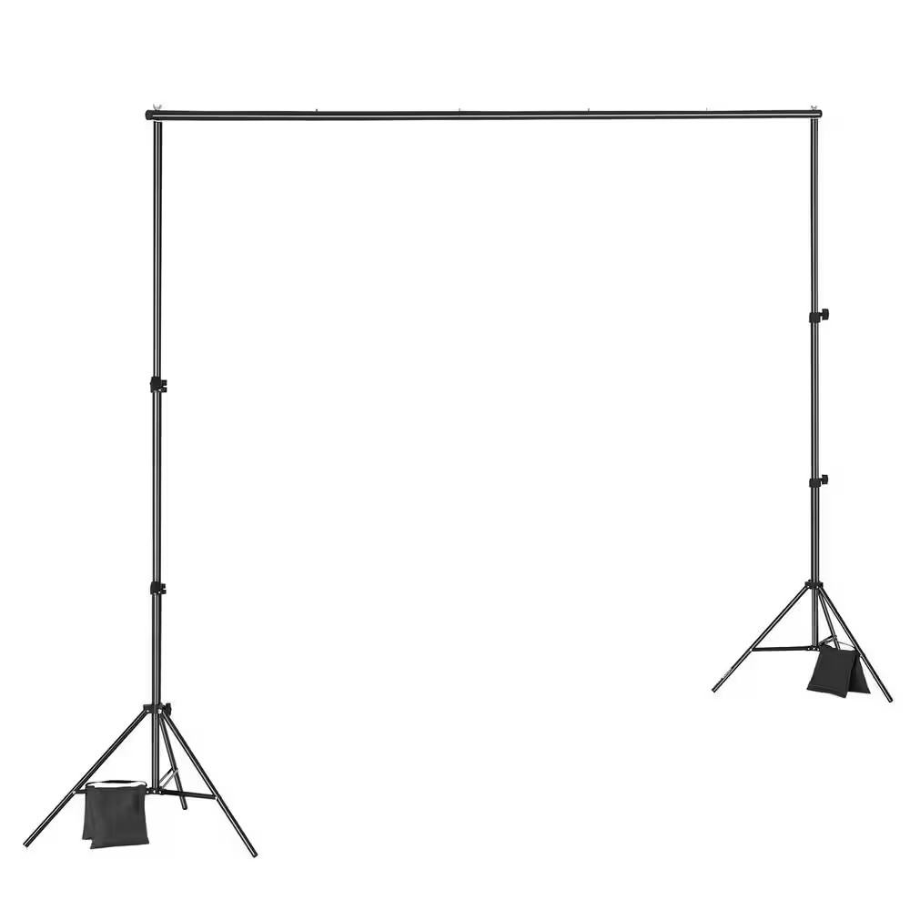6.5 X 10 Ft. Adjustable Backdrop Stand, Portable, Heavy Projector Screen Stand W